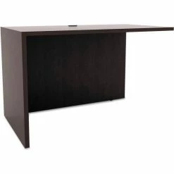 Alera® Reversible Return/Bridge Shell - 42"W x 23-5/8"D - Espresso - Valencia Series -Outlet Desks & Workstations Store AFR VA354224ES