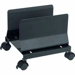 Aidata CS001EB Heavy Duty Mobile CPU Stand, Black