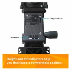 3M™ AKT170LE Sit/Stand Easy Adjust Keyboard Tray, 23" Track Length, Black -Outlet Desks & Workstations Store AKT170LE 2