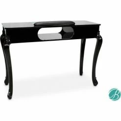 AYC Group Fiona Salon Nail Table - Black -Outlet Desks & Workstations Store AYC KAM NTBL 092 BLK