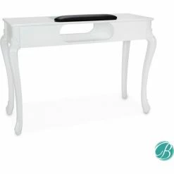 AYC Group Fiona Salon Nail Table - White 13 AYC Group Fiona Salon Nail Table - White -Outlet Desks & Workstations Store AYC KAM NTBL 092 WH