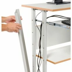 Safco® Products 1923GR Muv Stand-up Workstation - Gray 14 Safco® Products 1923GR Muv Stand-up Workstation - Gray -Outlet Desks & Workstations Store B197639 03