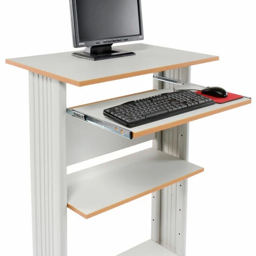 Safco® Products 1923GR Muv Stand-up Workstation - Gray 5 Safco® Products 1923GR Muv Stand-up Workstation - Gray - Image 5
