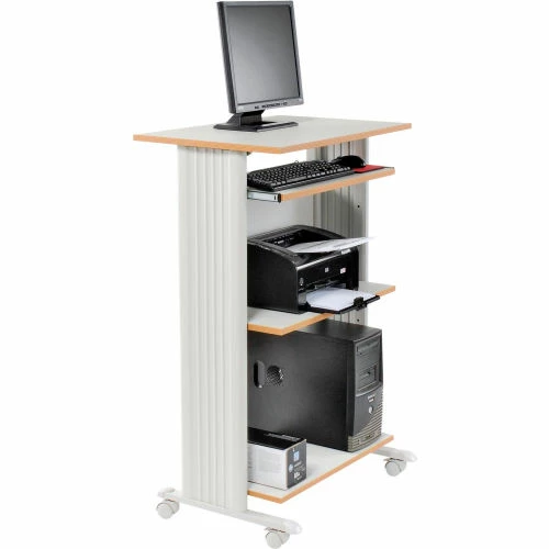 Safco® Products 1923GR Muv Stand-up Workstation - Gray 7 Safco® Products 1923GR Muv Stand-up Workstation - Gray - Image 7
