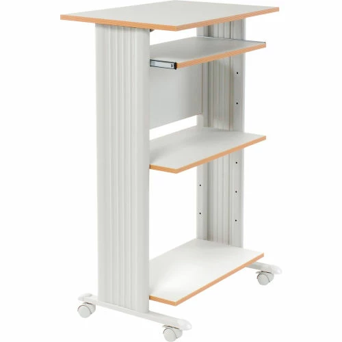 Safco® Products 1923GR Muv Stand-up Workstation - Gray 8 Safco® Products 1923GR Muv Stand-up Workstation - Gray - Image 8