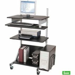 Balt® 42551 Alekto Compact Sit & Stand Workstation, 27-1/2"- 52-1/2"H x 30"W x 24"D 14 Balt® 42551 Alekto Compact Sit & Stand Workstation, 27-1/2"- 52-1/2"H x 30"W x 24"D -Outlet Desks & Workstations Store B53814 4