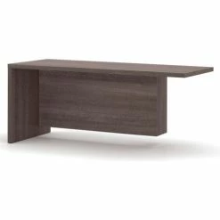 Bestar® Return Table - 71" - Bark Grey - Pro-Linea Series -Outlet Desks & Workstations Store BSA 120810 1147