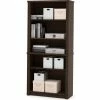 Bestar® Modular Bookcase 30-13/16"W x 12-7/8"D x 66-13/16"H 5 Shelf Dark Chocolate