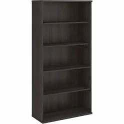 Bush Business Furniture Bush Furniture 5-Shelf Bookcase - Storm Gray - Studio C Series 15 Bush Business Furniture Bush Furniture 5-Shelf Bookcase - Storm Gray - Studio C Series -Outlet Desks & Workstations Store BUM SCB136SG 02
