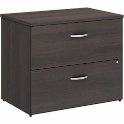 Bush Business Furniture Bush Furniture Lateral File Cabinet - Storm Gray - Studio C Series -Outlet Desks & Workstations Store BUM SCF136SG 02