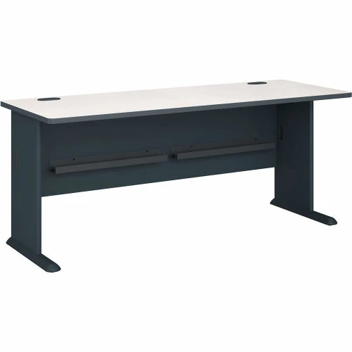 Bush Business Furniture Bush Furniture 72" Desk - Gray - Series A 11 Bush Business Furniture Bush Furniture 72" Desk - Gray - Series A - Image 11