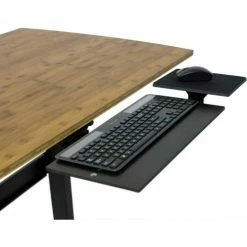 Uncaged Ergonomics KT1-B Adjustable Under Desk Keyboard Tray, Black -Outlet Desks & Workstations Store CD9 KT1 B