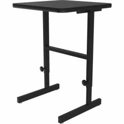 Correll Adjustable Standing Height Workstation - 24"L x 20"W x 34" to 42" - Black Granite 21 Correll Adjustable Standing Height Workstation - 24"L x 20"W x 34" to 42" - Black Granite -Outlet Desks & Workstations Store CEL CST2024 07