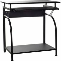Comfort Products OneSpace 50-1001 Stanton Computer Desk with Pull-Out Keyboard Tray, Black 11 Comfort Products OneSpace 50-1001 Stanton Computer Desk with Pull-Out Keyboard Tray, Black -Outlet Desks & Workstations Store CMF 50 1001