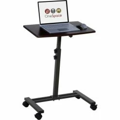 Comfort Products OneSpace 50-JN02 Angle and Height Adjustable Mobile Laptop Stand, Single Surface -Outlet Desks & Workstations Store CMF 50 JN02