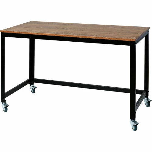OneSpace Mobile Loft Writing Desk - Steel with Wood Surface 12 OneSpace Mobile Loft Writing Desk - Steel with Wood Surface - Image 12