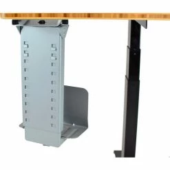 Uncaged Ergonomics CPU1g Under-Desk Swivel CPU Holder, Neutral Gray