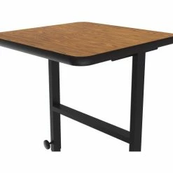 Correll Adjustable Standing Height Workstation - 24"L x 20"W x 34" to 42" - Medium Oak -Outlet Desks & Workstations Store CST2024 06 04