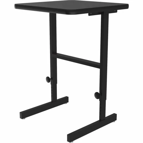 Correll Adjustable Standing Height Workstation - 24"L x 20"W x 34" to 42" - Black Granite 1 Correll Adjustable Standing Height Workstation - 24"L x 20"W x 34" to 42" - Black Granite