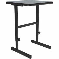 Correll Adjustable Standing Height Workstation - 24"L x 20"W x 34" to 42" - Gray Granite 13 Correll Adjustable Standing Height Workstation - 24"L x 20"W x 34" to 42" - Gray Granite -Outlet Desks & Workstations Store CST2024 15 03