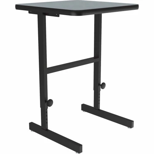 Correll Adjustable Standing Height Workstation - 24"L x 20"W x 34" to 42" - Gray Granite 3 Correll Adjustable Standing Height Workstation - 24"L x 20"W x 34" to 42" - Gray Granite - Image 3