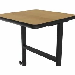 Correll Adjustable Standing Height Workstation - 24"L x 20"W x 34" to 42" - Fusion Maple -Outlet Desks & Workstations Store CST2024 16 04