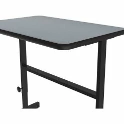 Correll Adjustable Standing Height Workstation - 36"L x 24"W x 34" to 42" - Gray Granite -Outlet Desks & Workstations Store CST2436 15 04