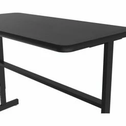 Correll Adjustable Standing Height Workstation - 48"L x 24"W x 34" to 42" - Black Granite -Outlet Desks & Workstations Store CST2448 07 04