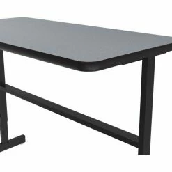 Correll Adjustable Standing Height Workstation - 48"L x 24"W x 34" to 42" - Gray Granite 14 Correll Adjustable Standing Height Workstation - 48"L x 24"W x 34" to 42" - Gray Granite -Outlet Desks & Workstations Store CST2448 15 04