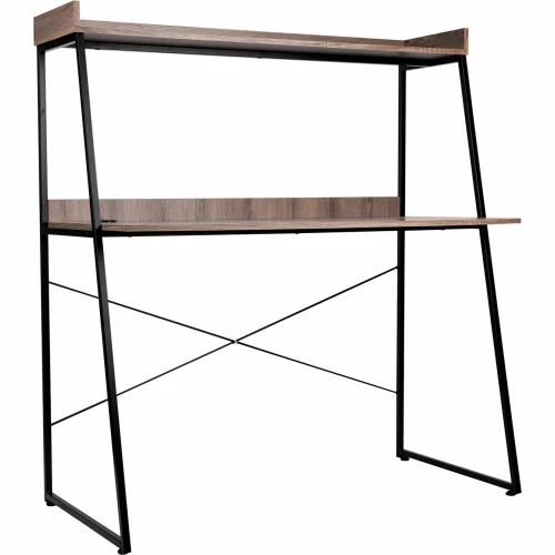 Mind Reader Products Mind Reader 47" Desk with Top Shelf, Computer Workstation, Home, Office, Brown 7 Mind Reader Products Mind Reader 47" Desk with Top Shelf, Computer Workstation, Home, Office, Brown - Image 7