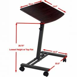 Comfort Products OneSpace 50-JN02 Angle and Height Adjustable Mobile Laptop Stand, Single Surface -Outlet Desks & Workstations Store Callouts 50 JN02 Lowest