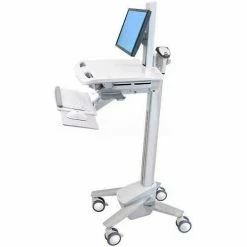 Ergotron® SV40-6300-0 StyleView® Medical Cart with LCD Pivot -Outlet Desks & Workstations Store ERT SV40 6300 0