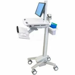 Ergotron® SV41-6300-0 StyleView® Medical Cart with LCD Pivot -Outlet Desks & Workstations Store ERT SV41 6300 0
