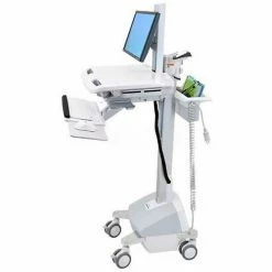 Ergotron® SV42-6302-1 StyleView® Medical Cart with LCD Pivot, LiFe Powered -Outlet Desks & Workstations Store ERT SV42 6302 1