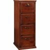 Martin Furniture Huntington Club Office File Cabinet - Vertical - 4 Drawer - Vibrant Cherry