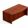 Global Furniture Group Offices To Go™ Wood Desk with Bow Front - 71"- Dark Cherry
