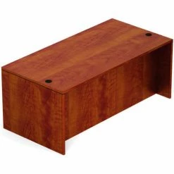 Global Furniture Group Offices To Go™ Desk Shell - 71" x 36" - Dark Cherry