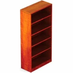 Global Furniture Group Offices To Go™ 4 Shelf Bookcase in Dark Cherry - Executive Modular Furniture