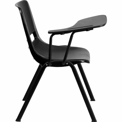 Flash Furniture Ergonomic Shell Chair - Right Handed Tablet Arm - Black - 5 per Pack 11 Flash Furniture Ergonomic Shell Chair - Right Handed Tablet Arm - Black - 5 per Pack - Image 11