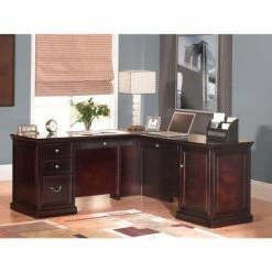 Martin Furniture L-Shaped Desk Return - Fulton Office Series