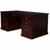 Martin Furniture Fulton 72" Space Saver Double Pedestal Desk - Espresso