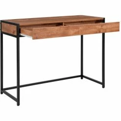 Flash Furniture Cumberland Collection Rustic Wood Grain Computer Desk -Outlet Desks & Workstations Store FNAN JN 28102D GG inset1