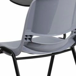 Flash Furniture Ergonomic Shell Chair - Right Handed Tablet Arm - Gray -Outlet Desks & Workstations Store FRUT EO1 GY RTAB GG inset6