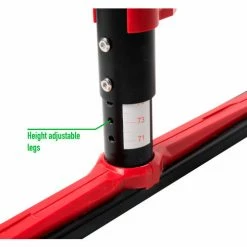 Mind Reader Products Mind Reader Adjustable Carbon Fiber Gaming Desk with 4-USB Ports, Headphone Holder, Cable Ports -Outlet Desks & Workstations Store GAMEDESK RED alt5