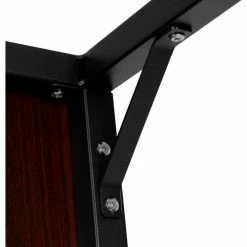 Flash Furniture 47" Industrial Style Office Desk - Mahogany -Outlet Desks & Workstations Store GC GF156 12 MHG GG inset5