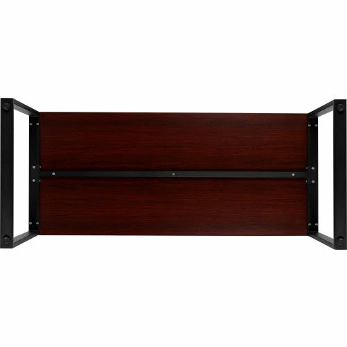 Flash Furniture 55" Industrial Style Office Desk - Mahogany 9 Flash Furniture 55" Industrial Style Office Desk - Mahogany - Image 9
