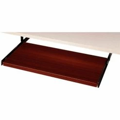 Global Furniture Group Global™ Pullout Keyboard Tray, Quartered Mahogany - Genoa Series
