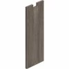 Global Furniture Group Offices To Go™ Half End Panel, 12"W x 1"D x 28"H, Artisan Gray