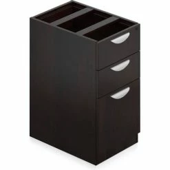Global Furniture Group Offices To Go™ 3 Drawer Pedestal in Espresso - Executive Modular Furniture