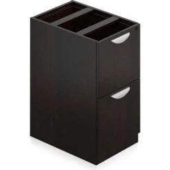 Global Furniture Group Offices To Go™ 2 Drawer Pedestal in Espresso - Executive Modular Furniture